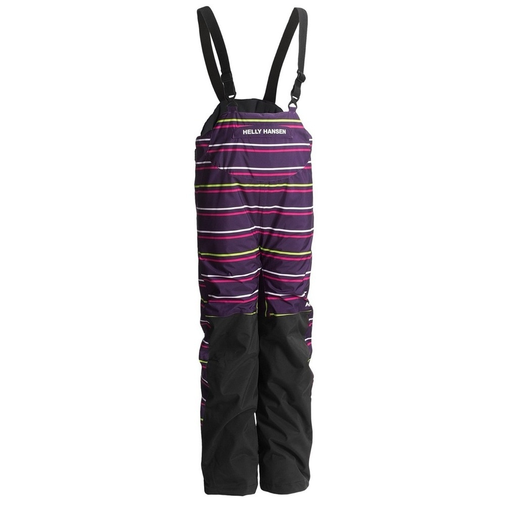 Helly Hansen girl snow pants bib overall 2T 92 Waterproof Rider Insulated purple